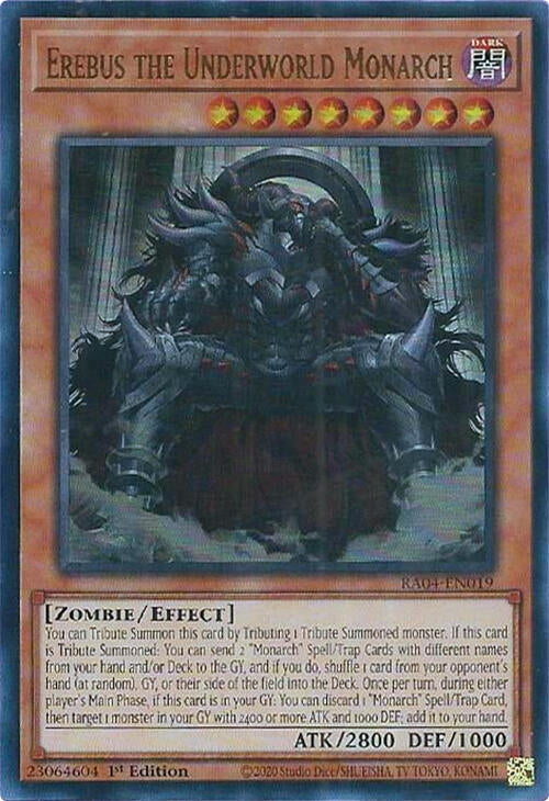 Erebus the Underworld Monarch  (RA04-EN019)  Ultra Rare