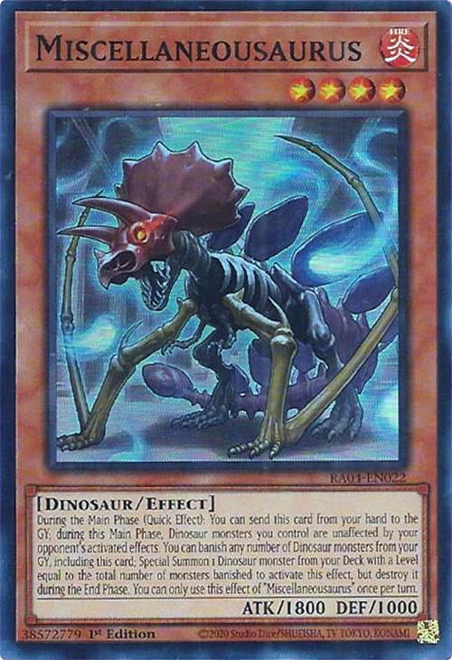 Miscellaneousaurus (RA04-EN022)  Super Rare