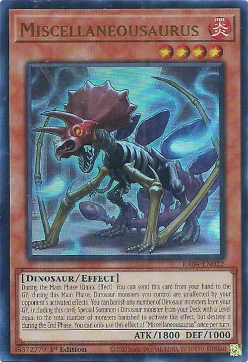 Miscellaneousaurus  (RA04-EN022)  Ultra Rare