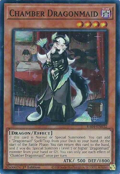 Chamber Dragonmaid (RA04-EN032)  Super Rare
