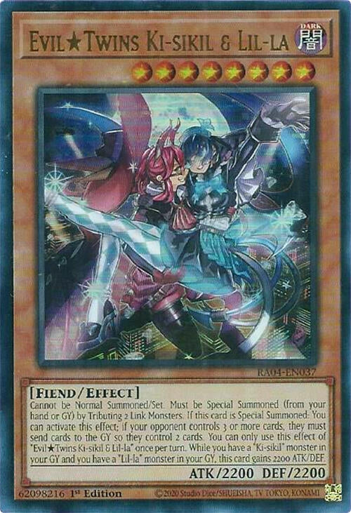 Evil Twins Ki-sikil & Lil-la  (RA04-EN037)  Ultra Rare