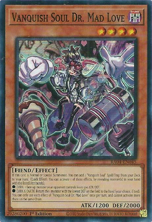 Vanquish Soul Dr. Mad Love (RA04-EN045)  Super Rare