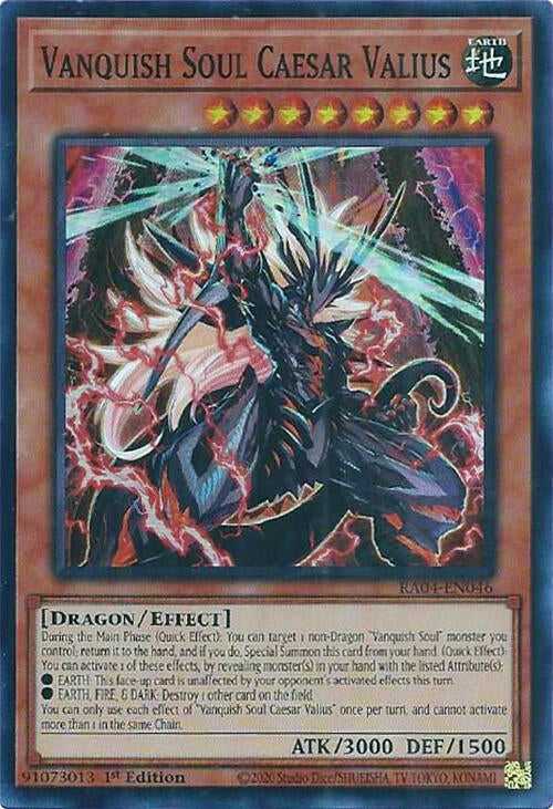 Vanquish Soul Caesar Valius (RA04-EN046)  Super Rare
