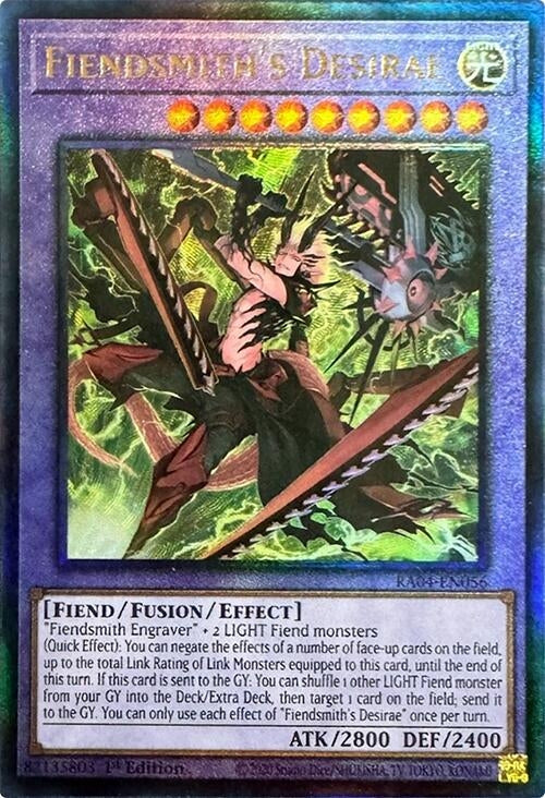 Fiendsmith's Desirae  (RA04-EN056)  Prismatic Ultimate Rare