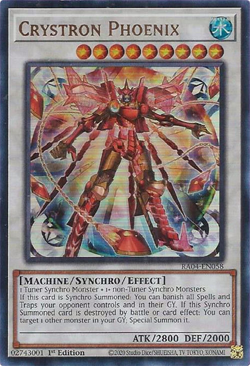 Crystron Phoenix  (RA04-EN058)  Ultra Rare