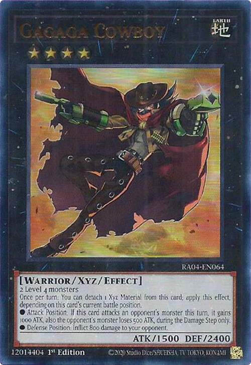 Gagaga Cowboy  (RA04-EN064)  Ultra Rare