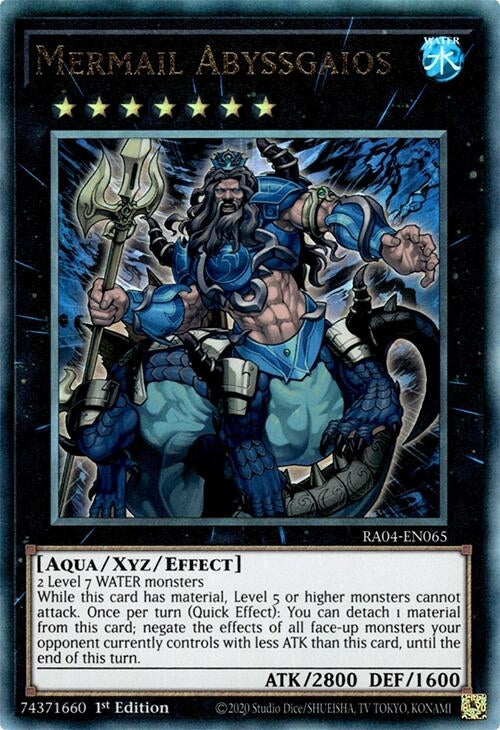 Mermail Abyssgaios  (RA04-EN065)  Prismatic Ultimate Rare