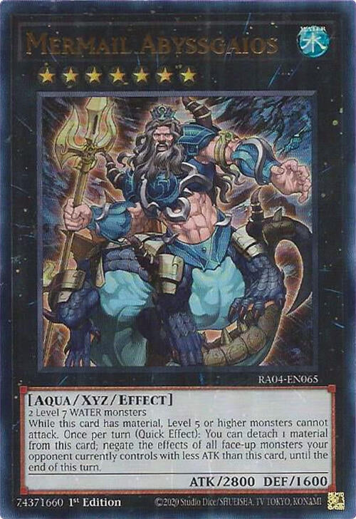 Mermail Abyssgaios  (RA04-EN065)  Ultra Rare