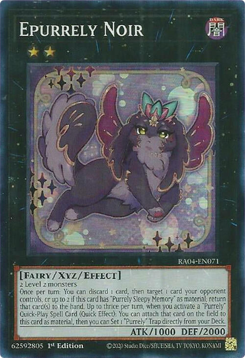 Epurrely Noir (RA04-EN071)  Super Rare