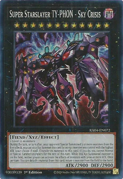 Super Starslayer TY-PHON - Sky Crisis (RA04-EN072)  Super Rare