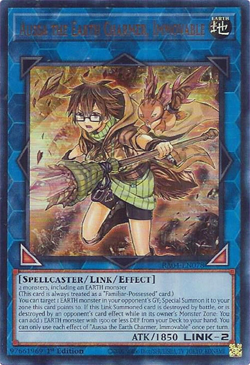 Aussa the Earth Charmer, Immovable  (RA04-EN078)  Ultra Rare