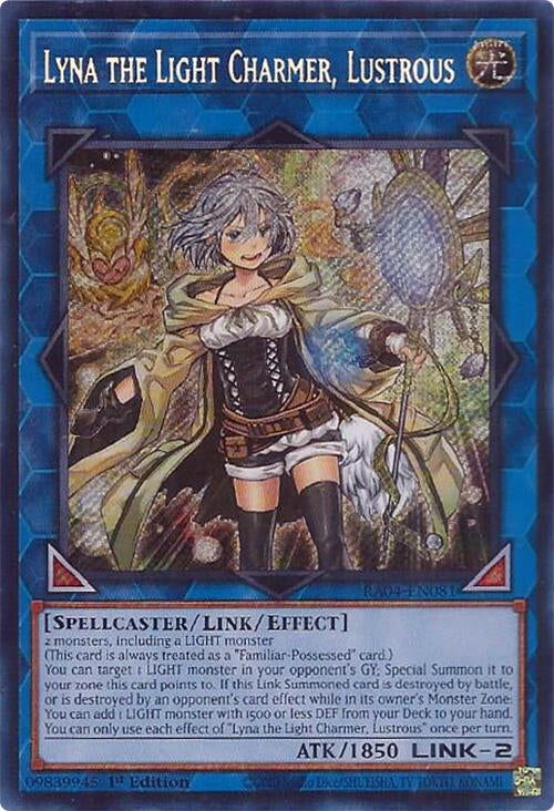 Lyna the Light Charmer, Lustrous  (RA04-EN081)  Secret Rare