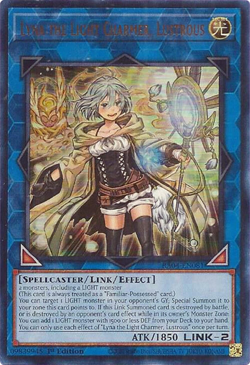Lyna the Light Charmer, Lustrous  (RA04-EN081)  Ultra Rare