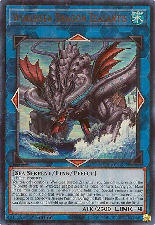 Worldsea Dragon Zealantis  (RA04-EN082)  Ultra Rare