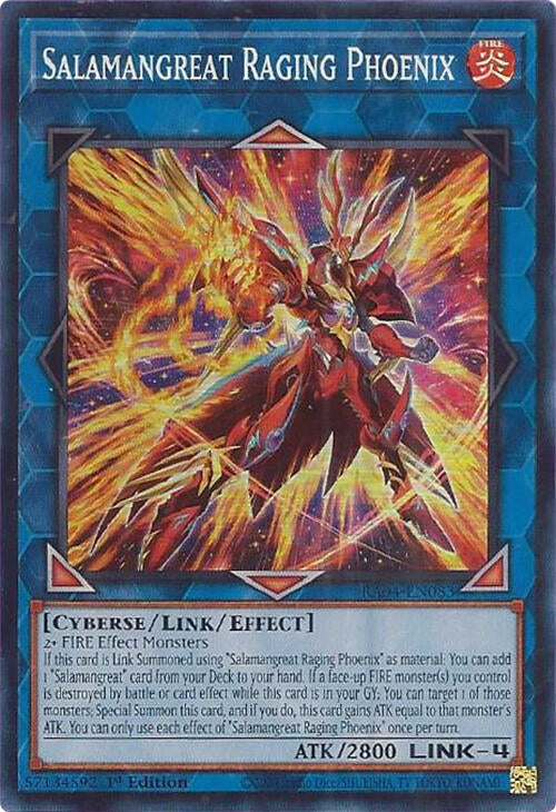 Salamangreat Raging Phoenix (RA04-EN083)  Super Rare
