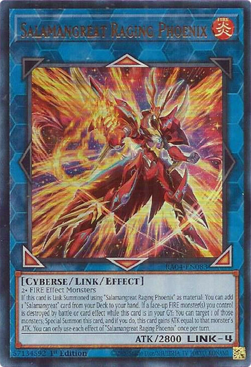 Salamangreat Raging Phoenix  (RA04-EN083)  Ultra Rare