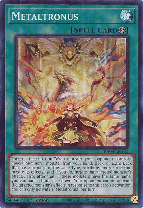 Metaltronus (RA04-EN100)  Super Rare