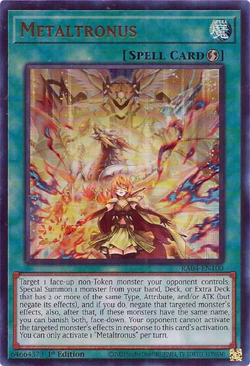Metaltronus  (RA04-EN100)  Ultra Rare