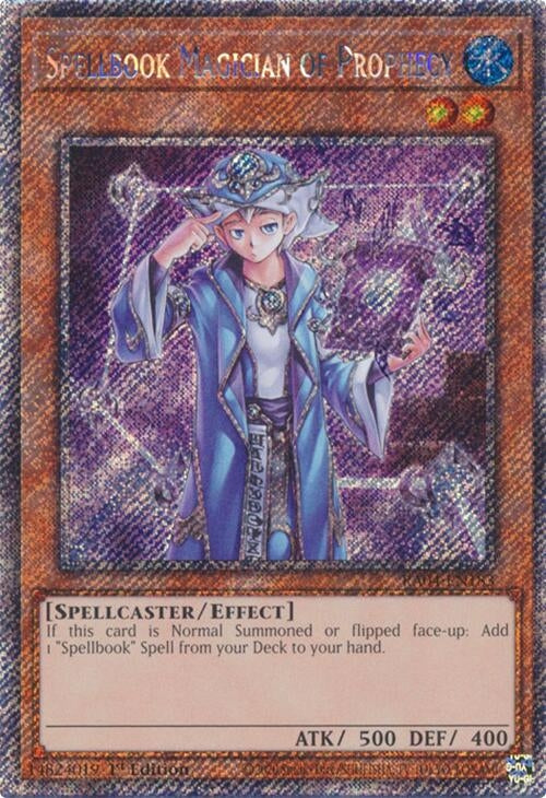 Spellbook Magician of Prophecy  (RA04-EN183)  Platinum Secret Rare