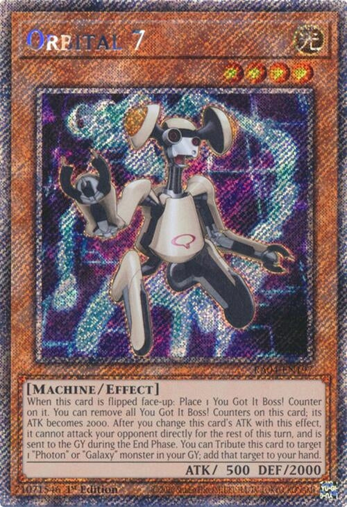 Orbital 7  (RA04-EN197)  Platinum Secret Rare