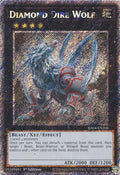 Diamond Dire Wolf  (RA04-EN200)  Platinum Secret Rare