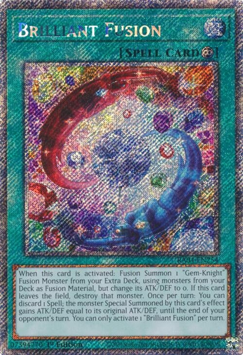 Brilliant Fusion (Platinum Secret Rare) (Quarter Century Stampede)