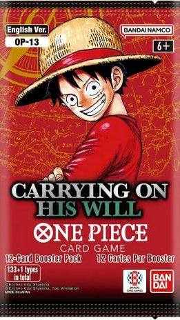 Carrying On His Will - Booster Pack One Piece Card Game