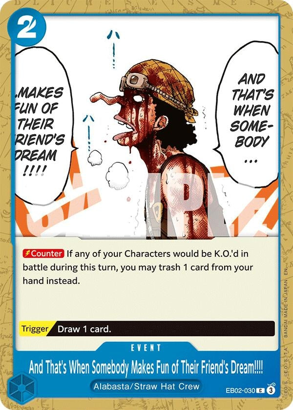 (EB02-030) And That's When Somebody Makes Fun of Their Friend's Dream!!!! - Common
