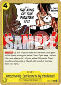 (EB02-059) Without Your Help I Can't Become the King of the Pirates!!!! - Common