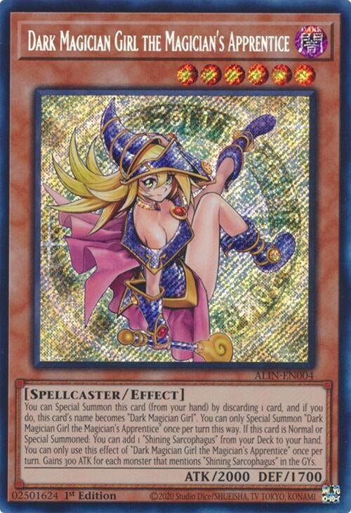 Dark Magician Girl the Magician's Apprentice (ALIN-EN004)  Secret Rare
