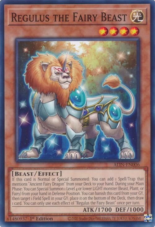 Regulus the Fairy Beast (ALIN-EN006)  Common