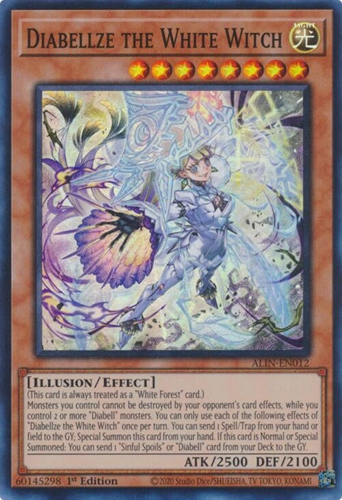 Diabellze the White Witch (ALIN-EN012)  Super Rare