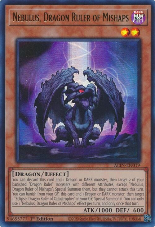 Nebulus, Dragon Ruler of Mishaps (ALIN-EN019)  Ultra Rare