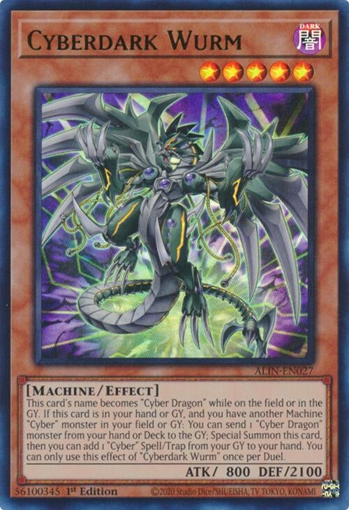 Cyberdark Wurm (ALIN-EN027)  Ultra Rare