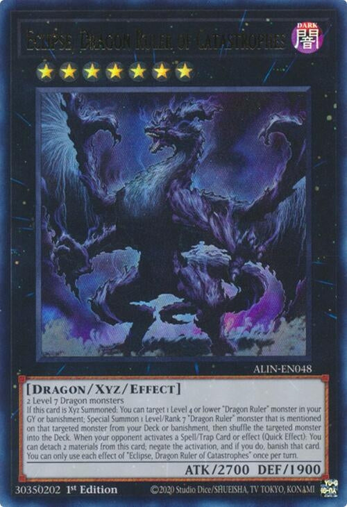 Eclipse, Dragon Ruler of Catastrophes (ALIN-EN048)  Ultra Rare
