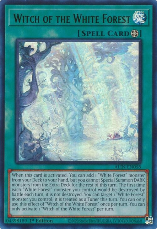 Witch of the White Forest (ALIN-EN058)  Ultra Rare