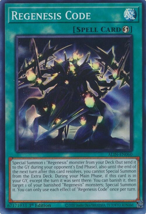 Regenesis Code (ALIN-EN060)  Super Rare