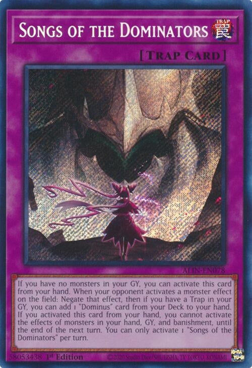 Songs of the Dominators (ALIN-EN078)  Secret Rare