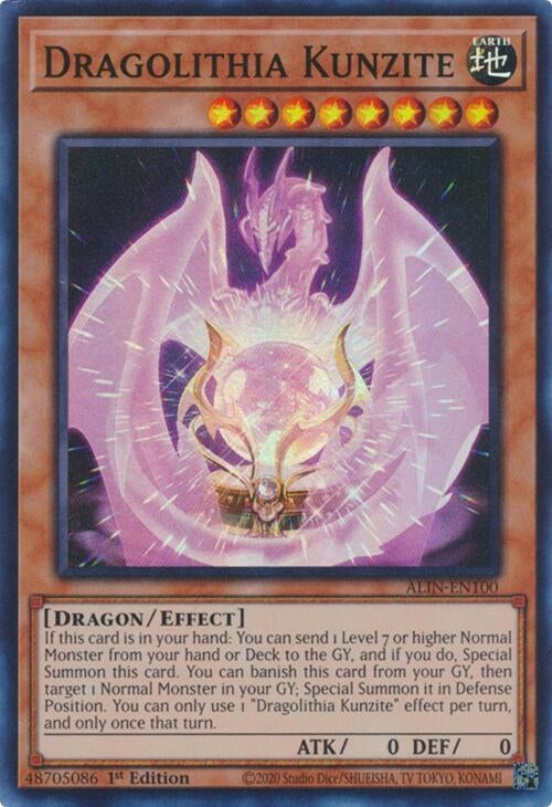 Dragolithia Kunzite (ALIN-EN100)  Super Rare