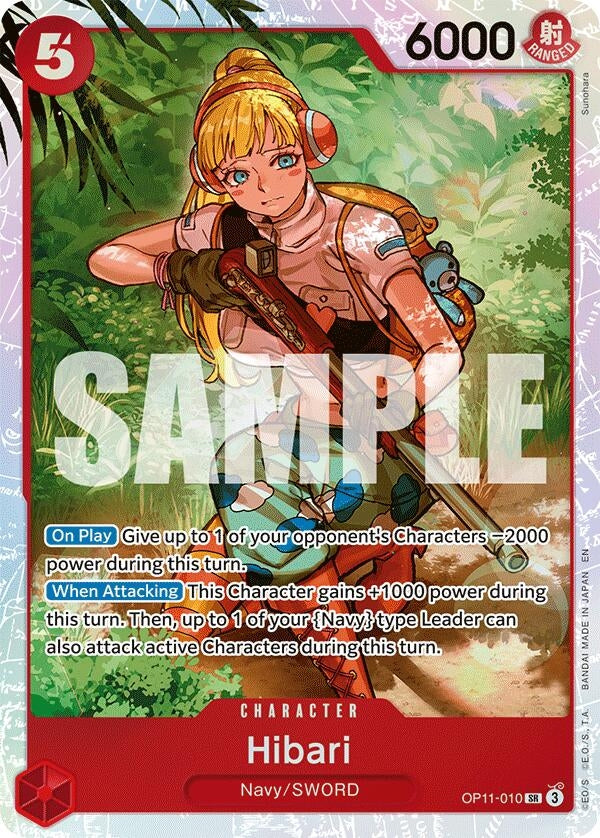 (OP11-010) Hibari - Super Rare