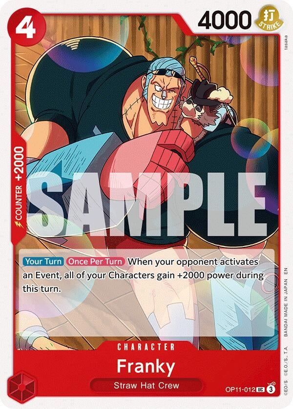 (OP11-012) Franky - Uncommon