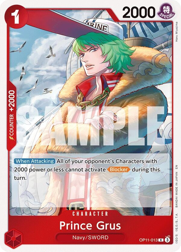 (OP11-013) Prince Grus - Rare