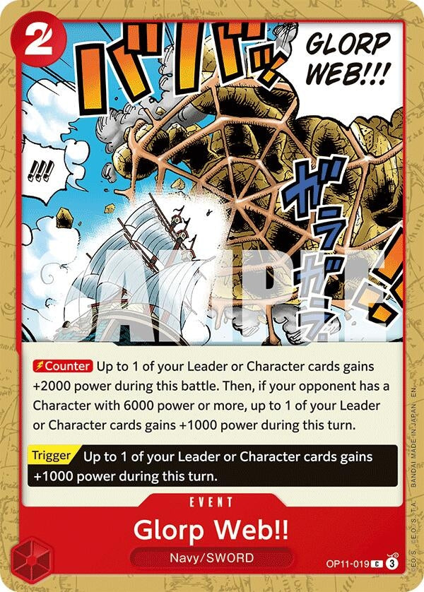 (OP11-019) Glorp Web!! - Common