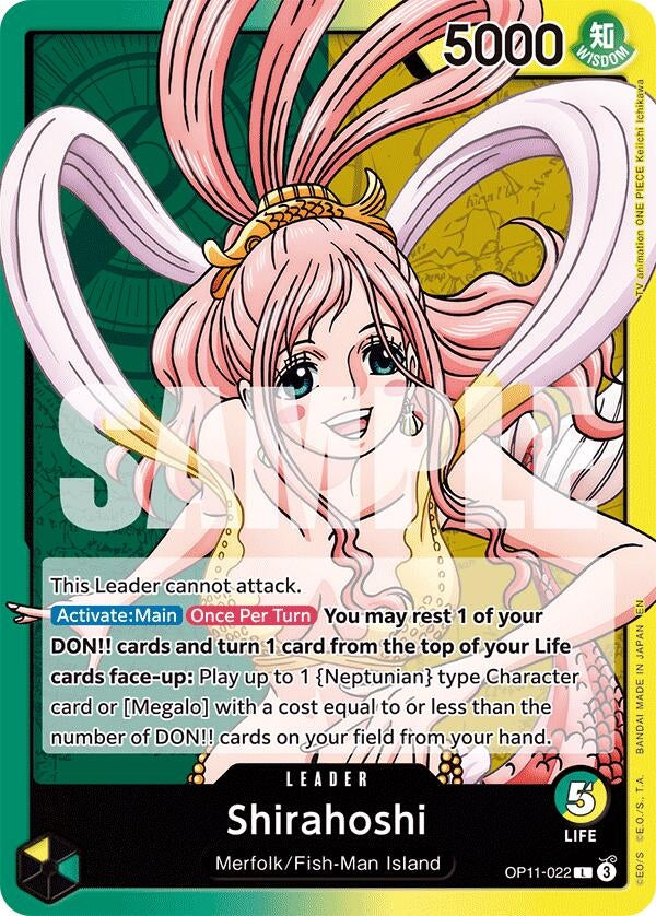 (OP11-022) Shirahoshi - Leader