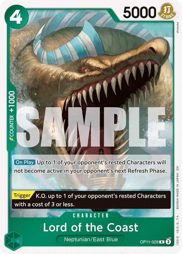 (OP11-028) Lord of the Coast - Rare