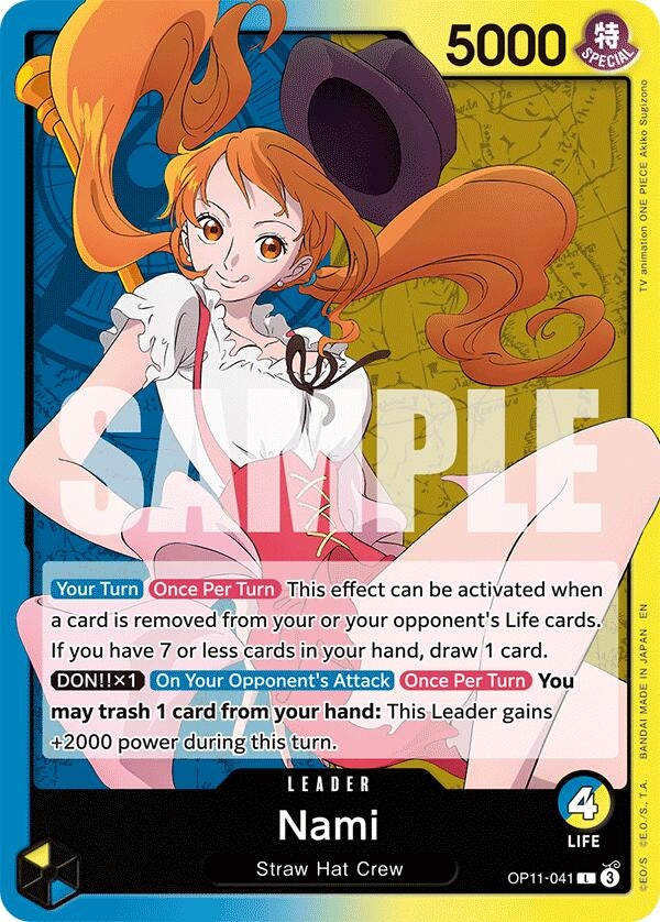 (OP11-041) Nami - Leader