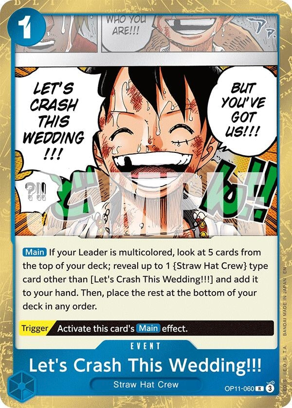 (OP11-060) Let's Crash This Wedding!!! - Rare
