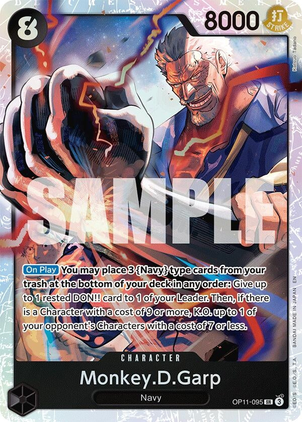 (OP11-095) Monkey.D.Garp - Super Rare
