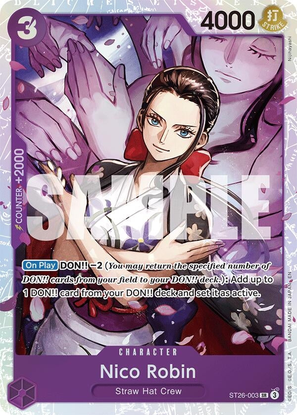 (ST26-003) Nico Robin - Super Rare