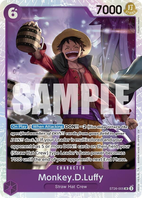 (ST26-005) Monkey.D.Luffy - Super Rare
